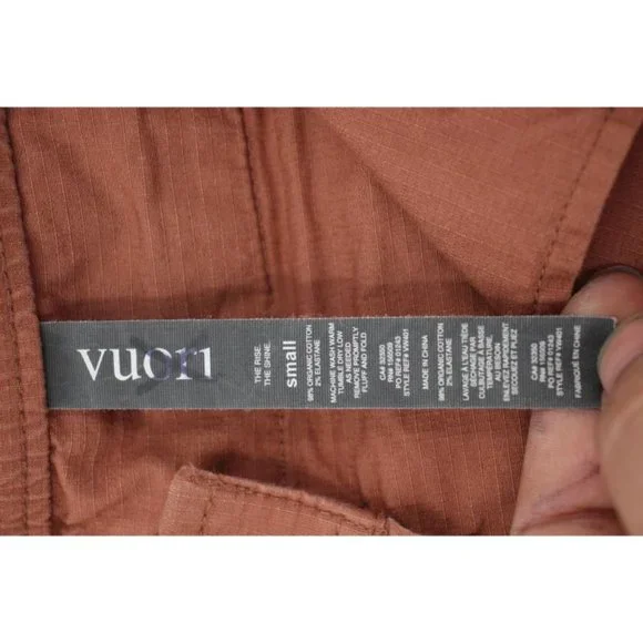 VUORI Womens Small Ripstop Pants Tapered Leg Elastic Waist Drawstring - Picture 9 of 10